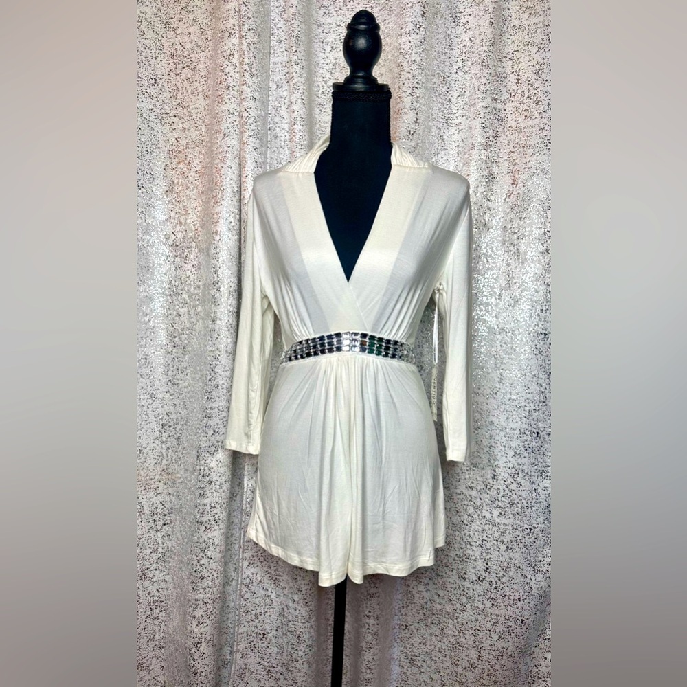 NWT Vertigo Paris white blouse